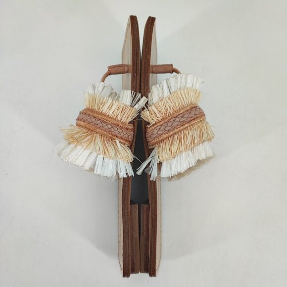 Sigerson Morrison Women’s Brown Synthetic Sandal Size 6B - Picture 5 of 8